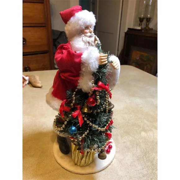 Possible Dreams Santa Claus with Christmas Tree & Puppy Figurine Holiday Decor - Picture 8 of 9